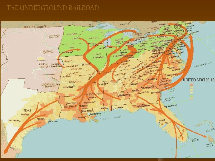 THE UNDERGROUND RAILROAD 