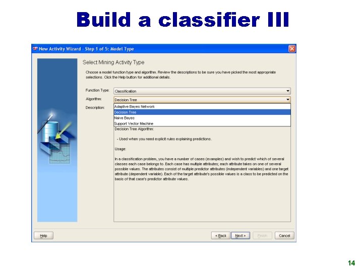 Build a classifier III 14 