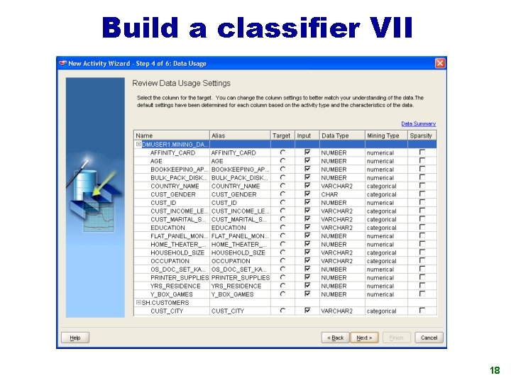 Build a classifier VII 18 