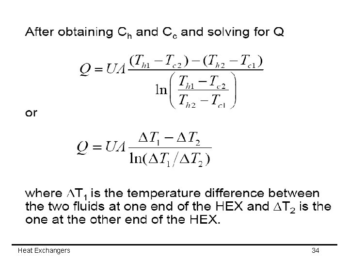 Heat Exchangers 34 