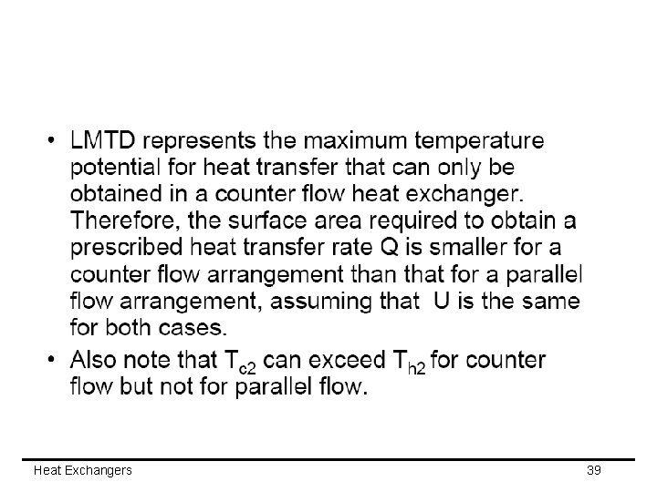 Heat Exchangers 39 