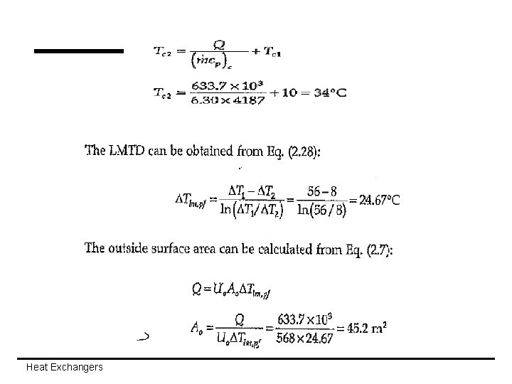 Heat Exchangers 