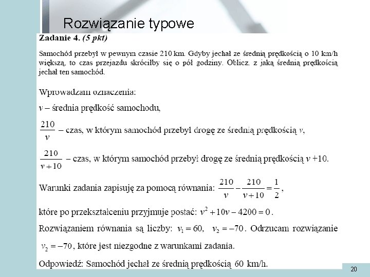 Rozwiązanie typowe 20 