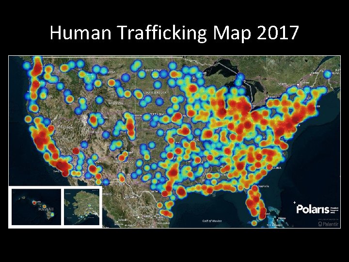 Human Trafficking Map 2017 