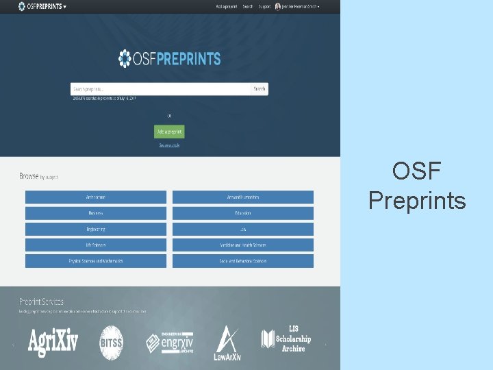 OSF Preprints 