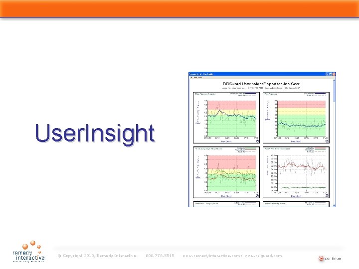User. Insight © Copyright 2010, Remedy Interactive 800. 776. 5545 www. remedyinteractive. com /