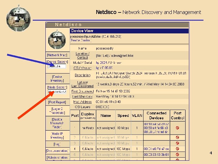 Netdisco – Network Discovery and Management 4 