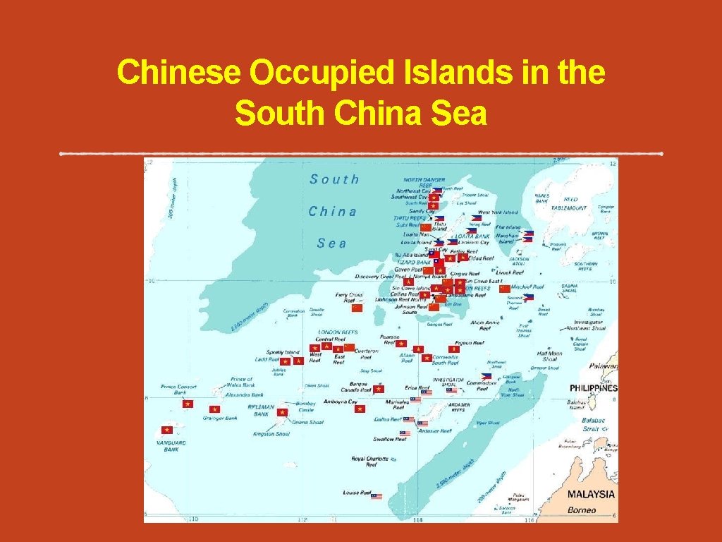 Chinese Occupied Islands in the South China Sea 
