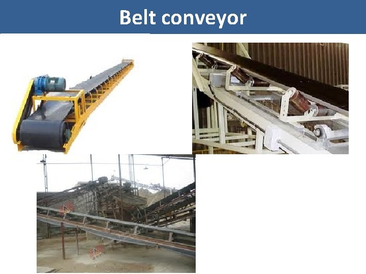 Belt conveyor 