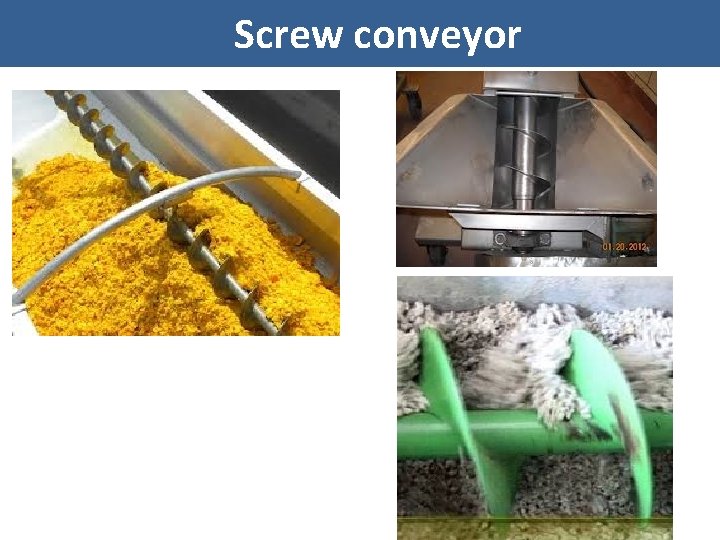 Screw conveyor 