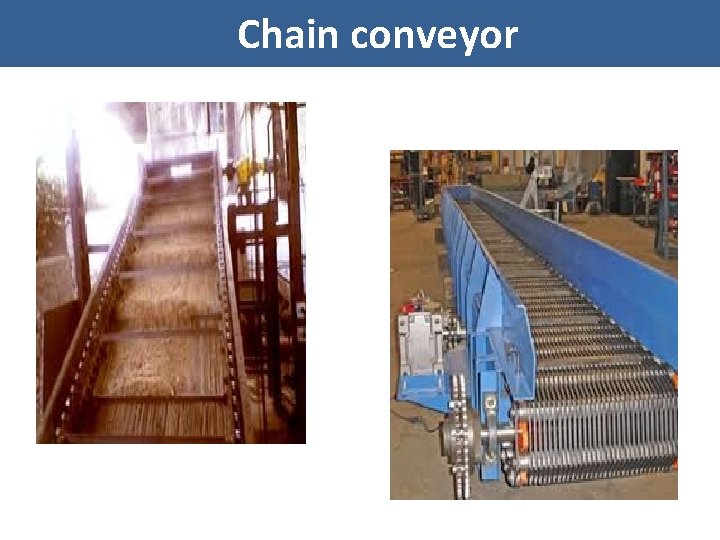 Chain conveyor 
