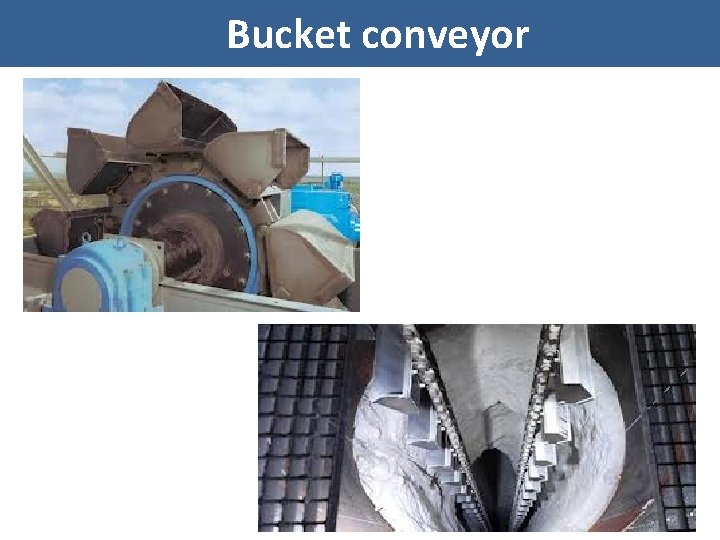 Bucket conveyor 