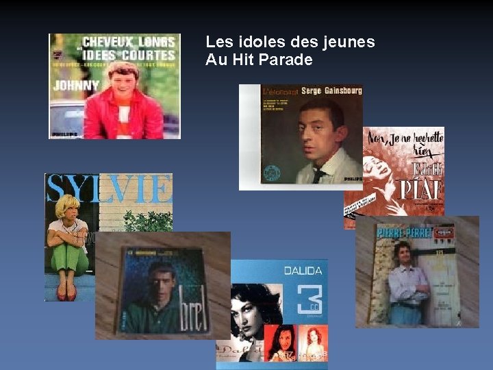 Les idoles des jeunes Au Hit Parade 