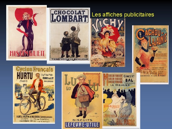 Les affiches publicitaires 