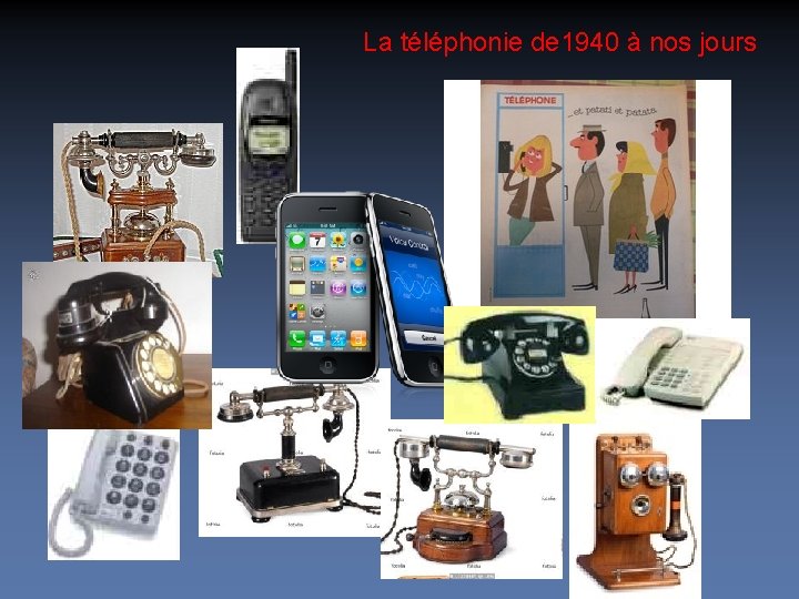 La téléphonie de 1940 à nos jours 