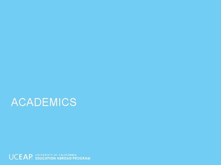 ACADEMICS 