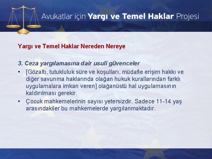 Yargı ve Temel Haklar Nereden Nereye 3. Ceza yargılamasına dair usulî güvenceler • [Gözaltı,