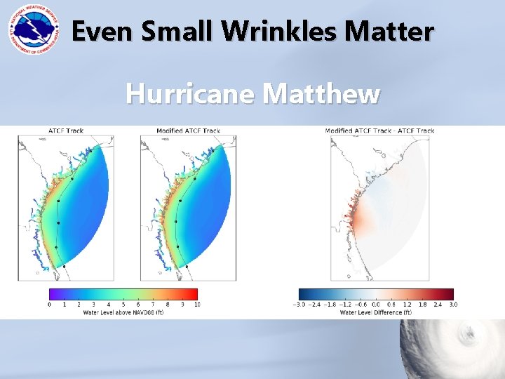 Even Small Wrinkles Matter Hurricane Matthew 