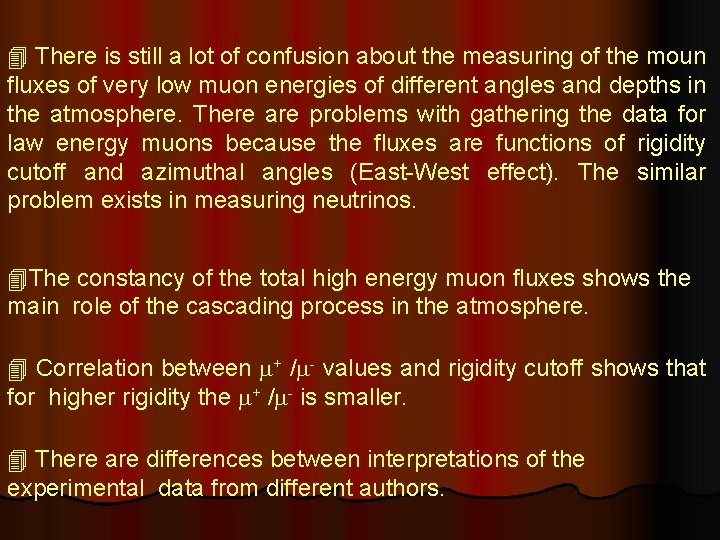  There is still a lot of confusion about the measuring of the moun
