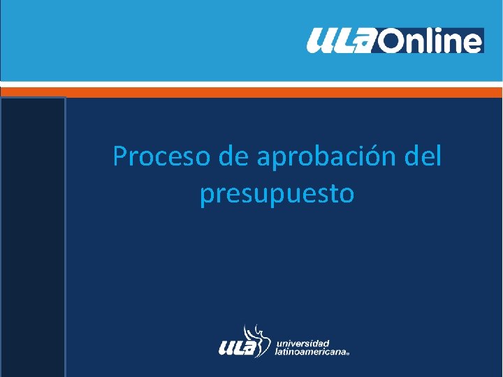 Proceso de aprobación del presupuesto 