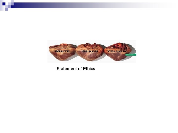 Statement of Ethics 