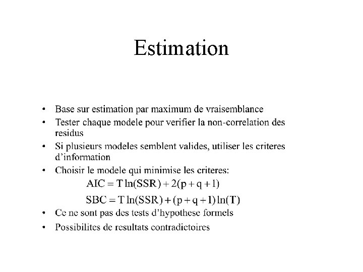 Estimation 