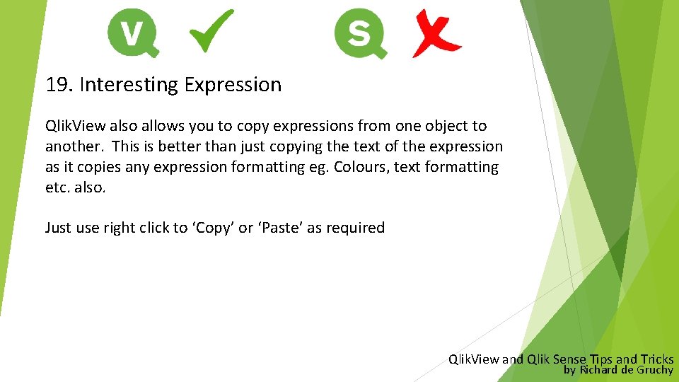 19. Interesting Expression Qlik. View also allows you to copy expressions from one object