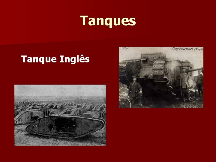 Tanques Tanque Inglês 