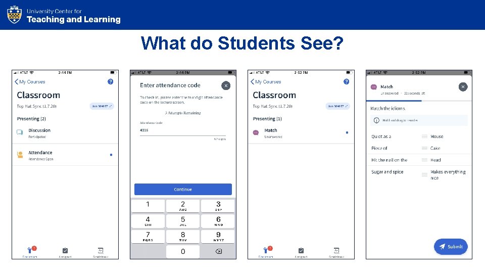 What do Students See? 