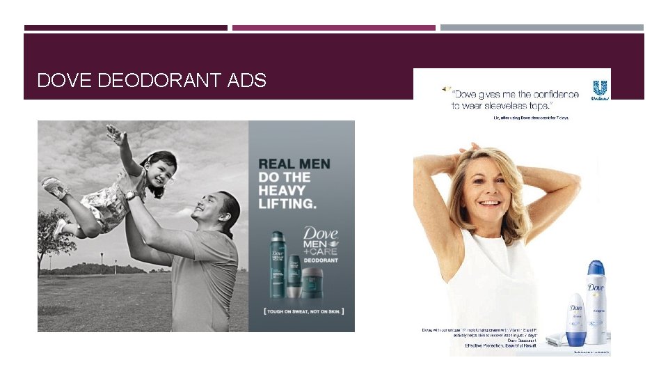 DOVE DEODORANT ADS 