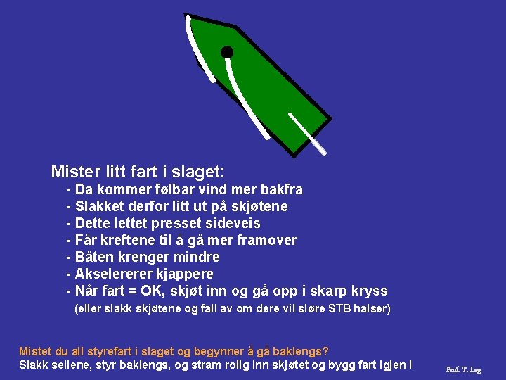 Mister litt fart i slaget: - Da kommer følbar vind mer bakfra - Slakket