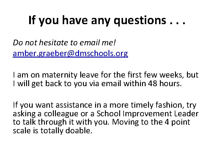 If you have any questions. . . Do not hesitate to email me! amber.