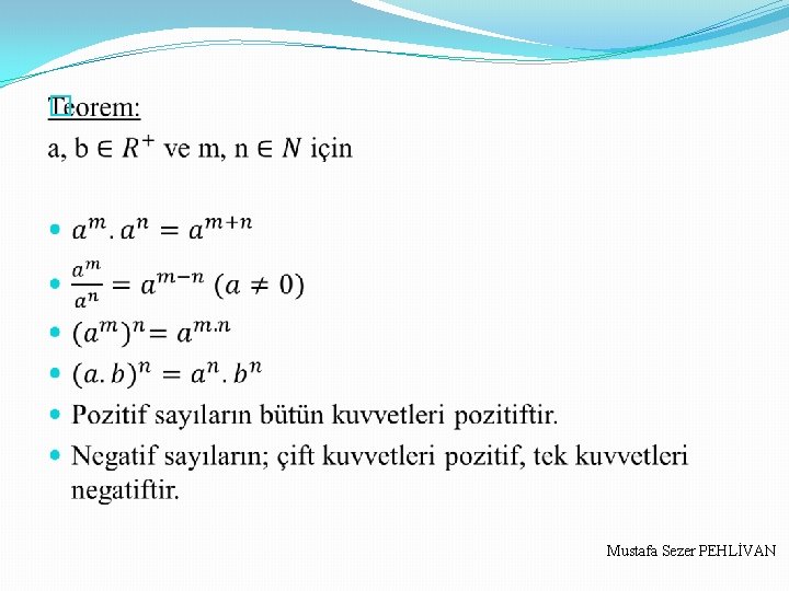 � Mustafa Sezer PEHLİVAN 