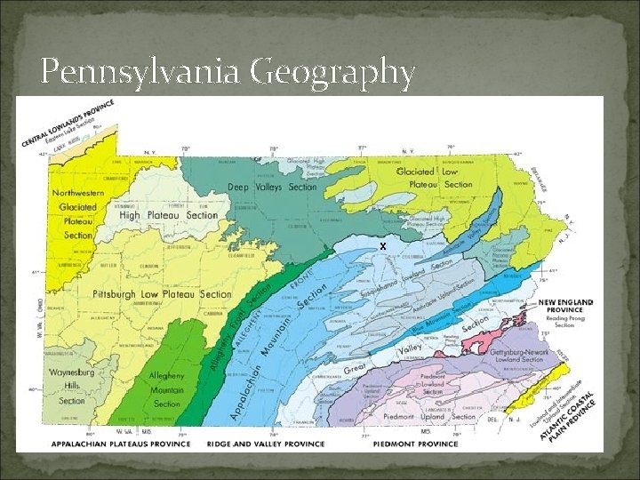 Pennsylvania Geography x 