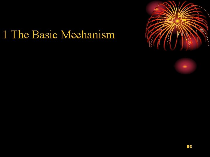 1 The Basic Mechanism 86 