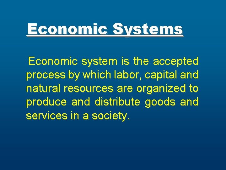Working Economic System How Economics Affects Business The Creation and Distribution