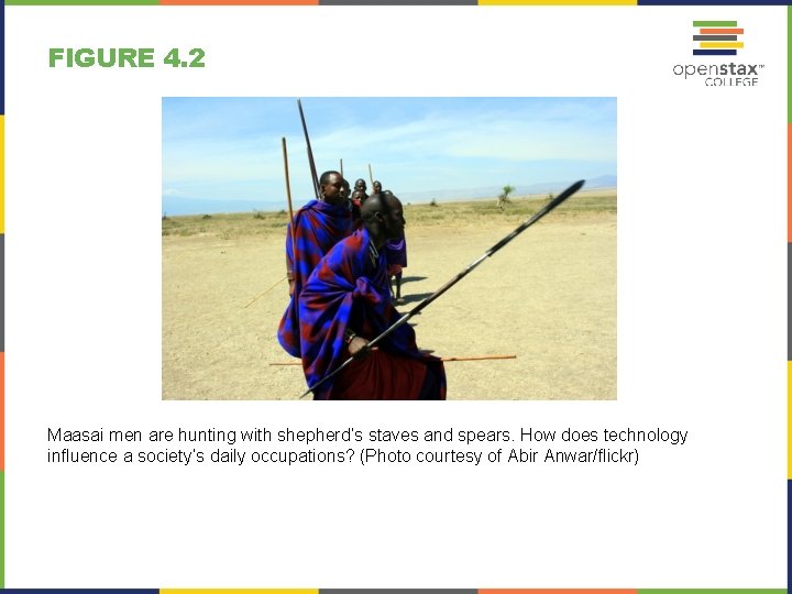FIGURE 4. 2 Maasai men are hunting with shepherd’s staves and spears. How does FIGURE 4. 2 Maasai men are hunting with shepherd’s staves and spears. How does