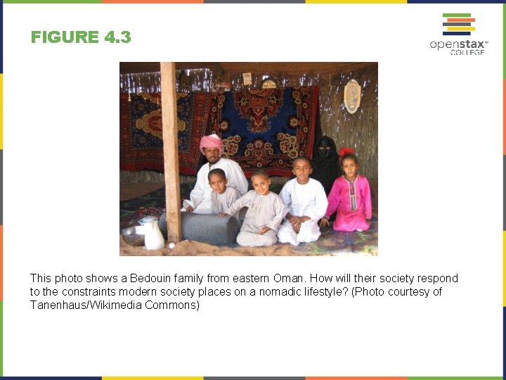 FIGURE 4. 3 This photo shows a Bedouin family from eastern Oman. How will FIGURE 4. 3 This photo shows a Bedouin family from eastern Oman. How will