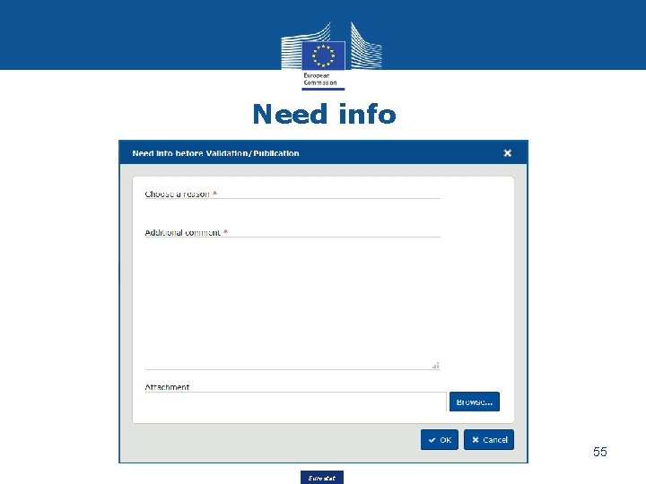 Need info 55 Eurostat 