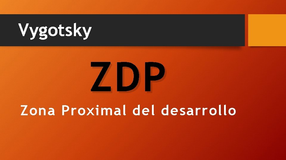 Vygotsky ZDP Zona Proximal desarrollo 