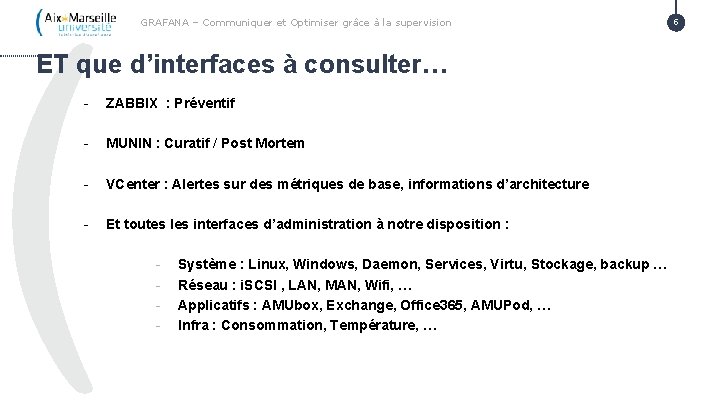 GRAFANA – Communiquer et Optimiser grâce à la supervision ET que d’interfaces à consulter…