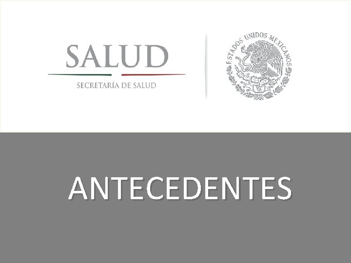 ANTECEDENTES 