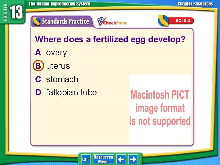 SCI 5. d 1. 2. 3. 4. A B C D Where does a