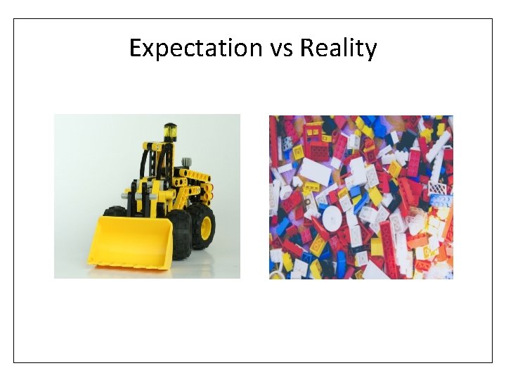Expectation vs Reality 