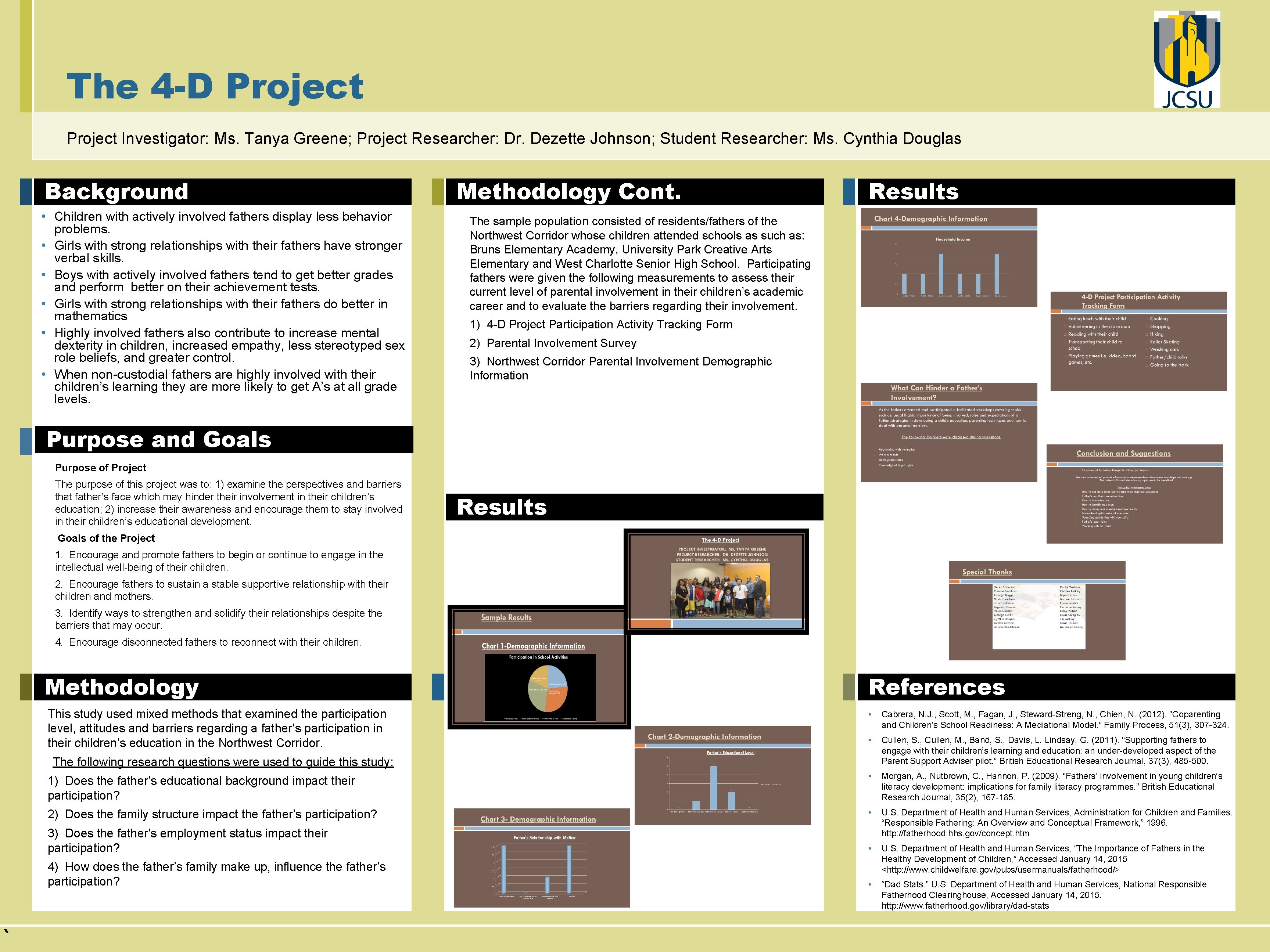 The 4 D Project Investigator Ms Tanya Greene