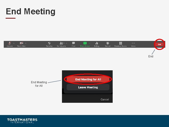 End Meeting for All 