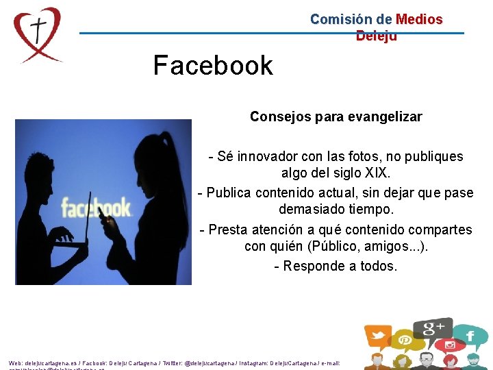 Comisión de Medios Deleju Facebook Consejos para evangelizar - Sé innovador con las fotos,