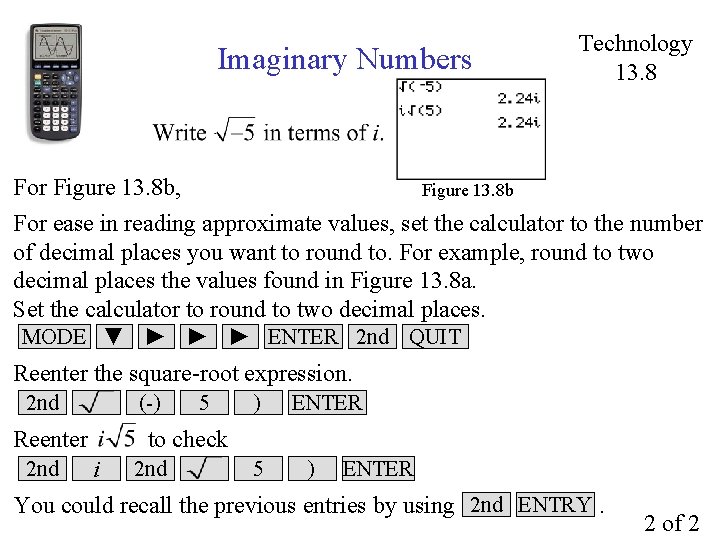 Technology 13 1 Roots with Indices Greater Than