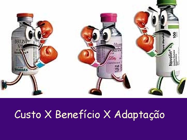 Custo X Benefício X Adaptação 