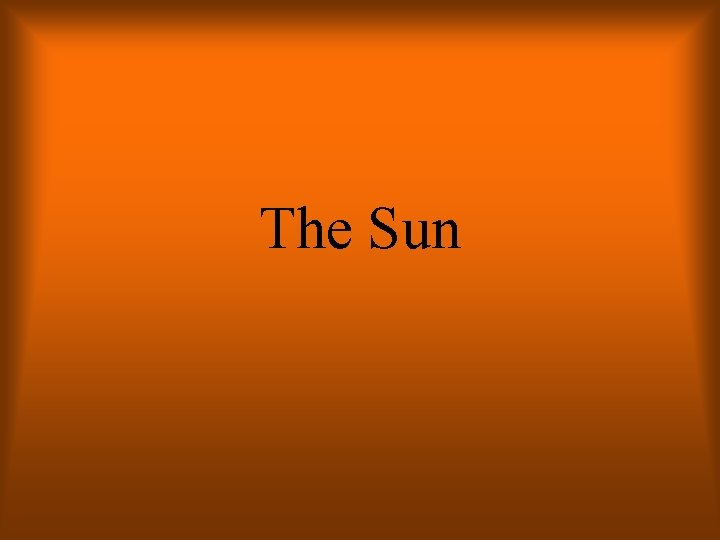 The Sun 